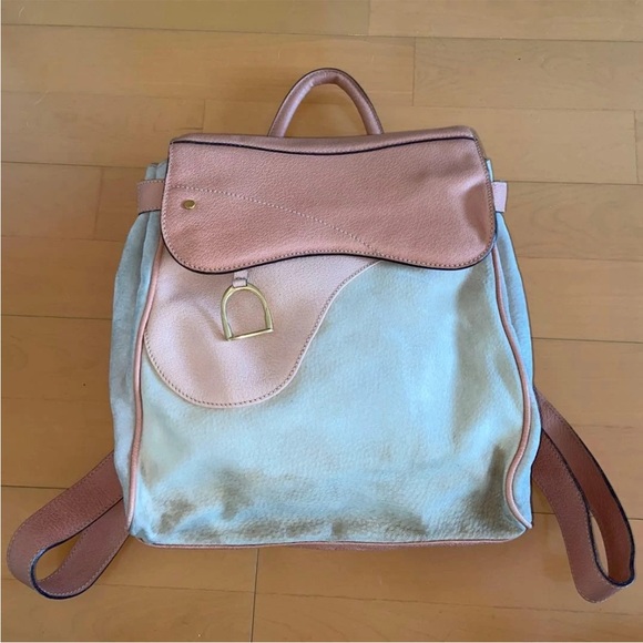 Gucci Handbags - Gucci Pink and Cream Women's Backpack